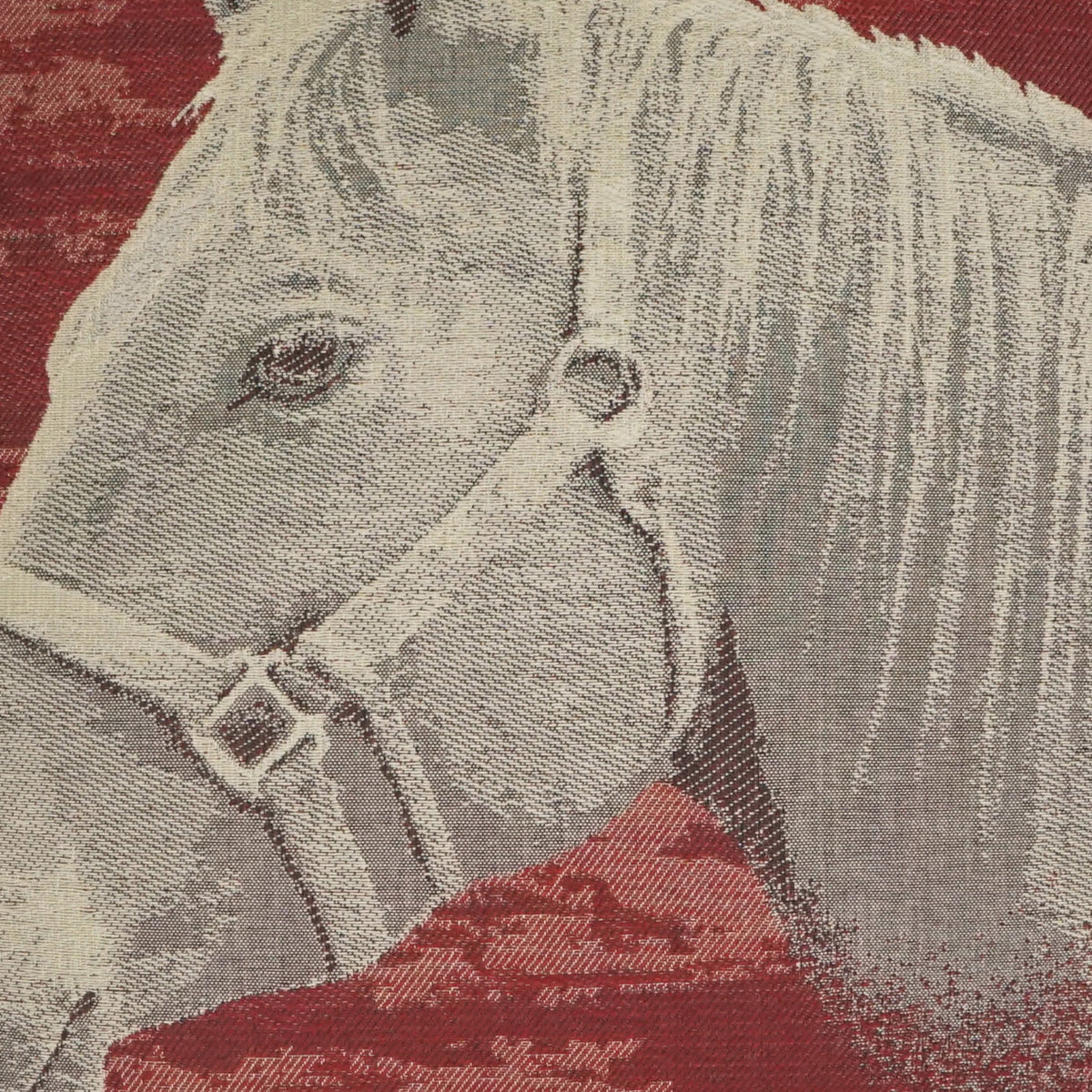 D.V. Kap Mister Ed Red Throw Pillow With Insert
