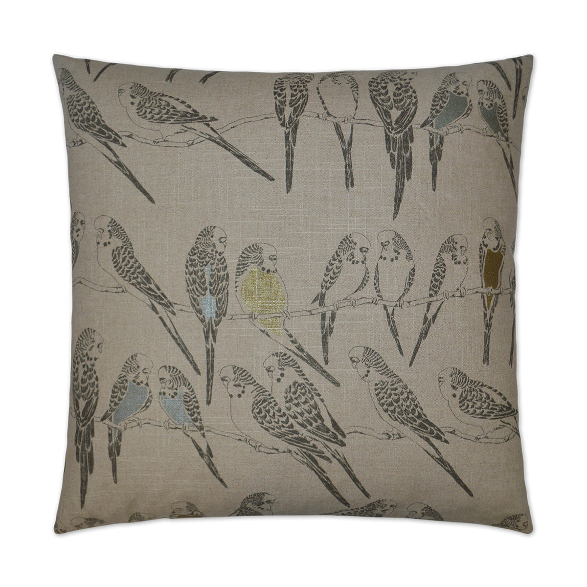 D.V. Kap Retweet Brown Throw Pillow With Insert