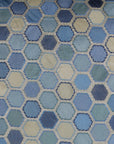 D.V. Kap Gem Market Porcelain Blue Throw Pillow With Insert