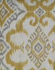D.V. Kap Kantha Yellow Throw Pillow With Insert