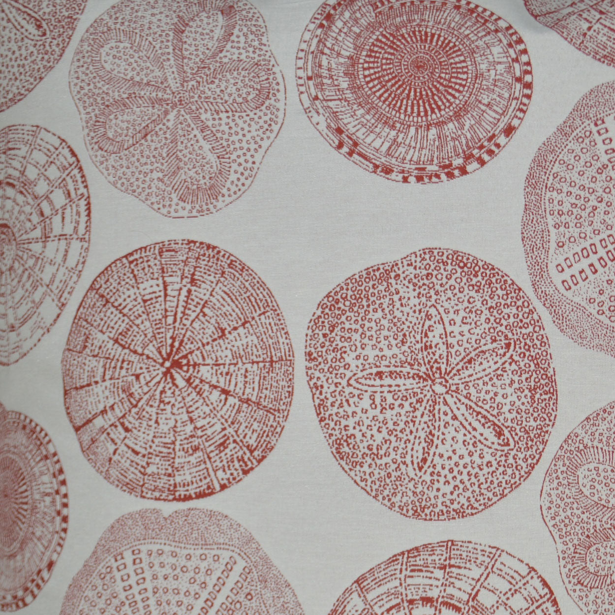 D.V. Kap Sand Dollar Red Throw Pillow With Insert