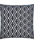 D.V. Kap Fulcrum Navy Blue Throw Pillow With Insert