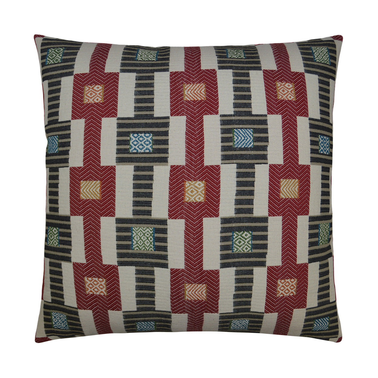 D.V. Kap Zanzibar Red Throw Pillow With Insert