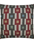 D.V. Kap Zanzibar Red Throw Pillow With Insert
