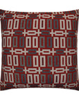 D.V. Kap Penthouse Red Throw Pillow With Insert