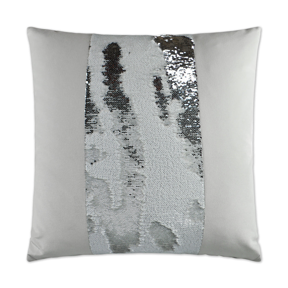 D.V. Kap Hylee II Silver Throw Pillow With Insert
