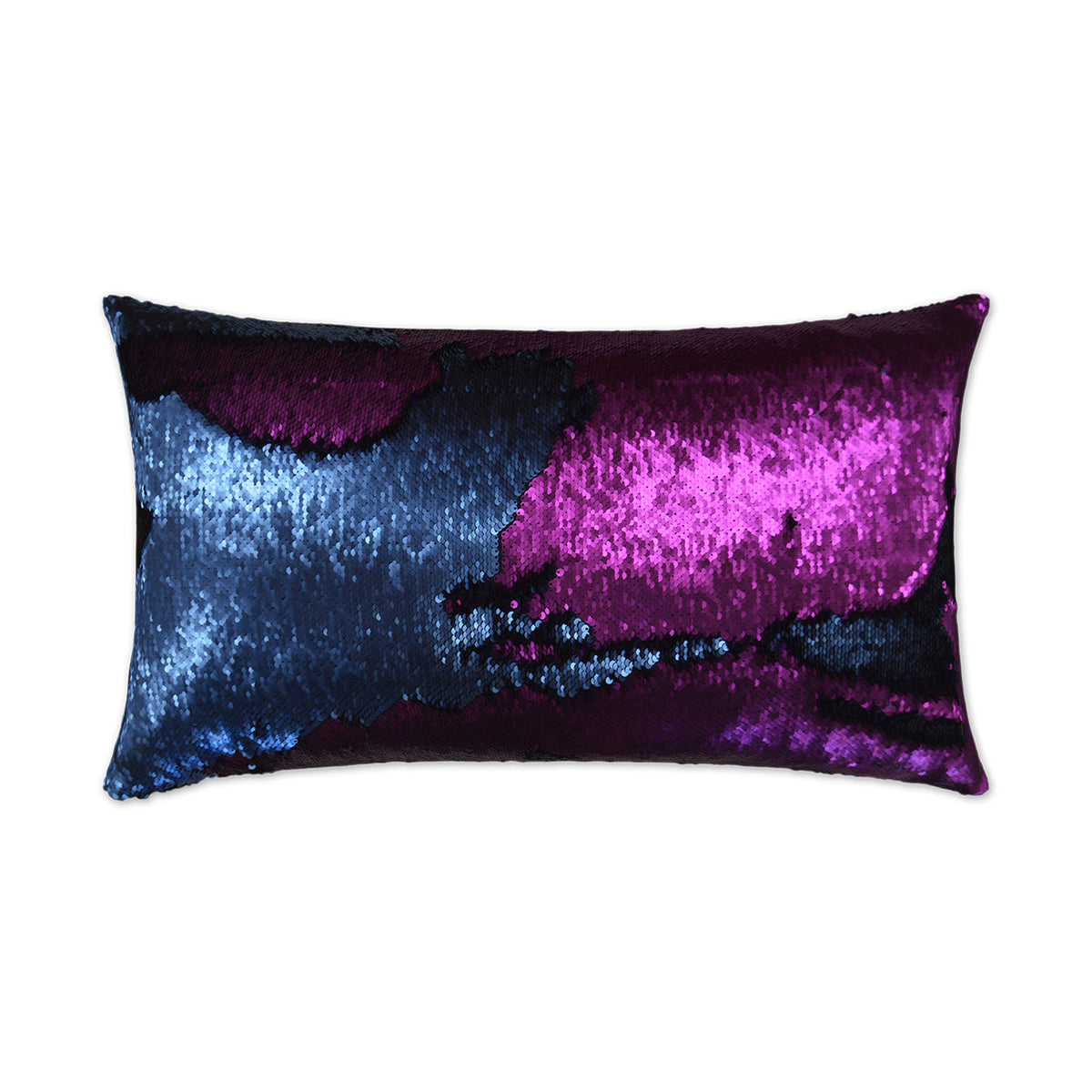 D.V. Kap Hylee Lumbar Magenta Blue Throw Pillow With Insert