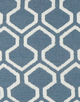 D.V. Kap Raw Edges Capri Blue Throw Pillow With Insert
