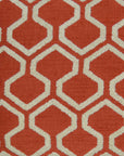 D.V. Kap Raw Edges Paprika Throw Pillow With Insert