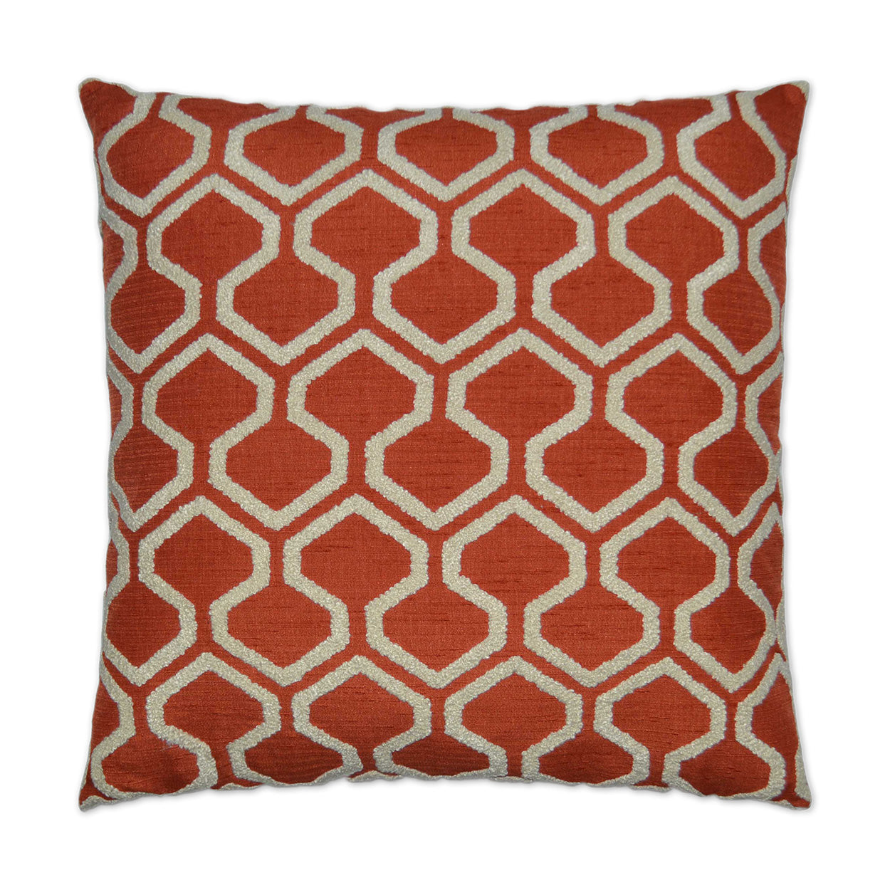 D.V. Kap Raw Edges Paprika Throw Pillow With Insert
