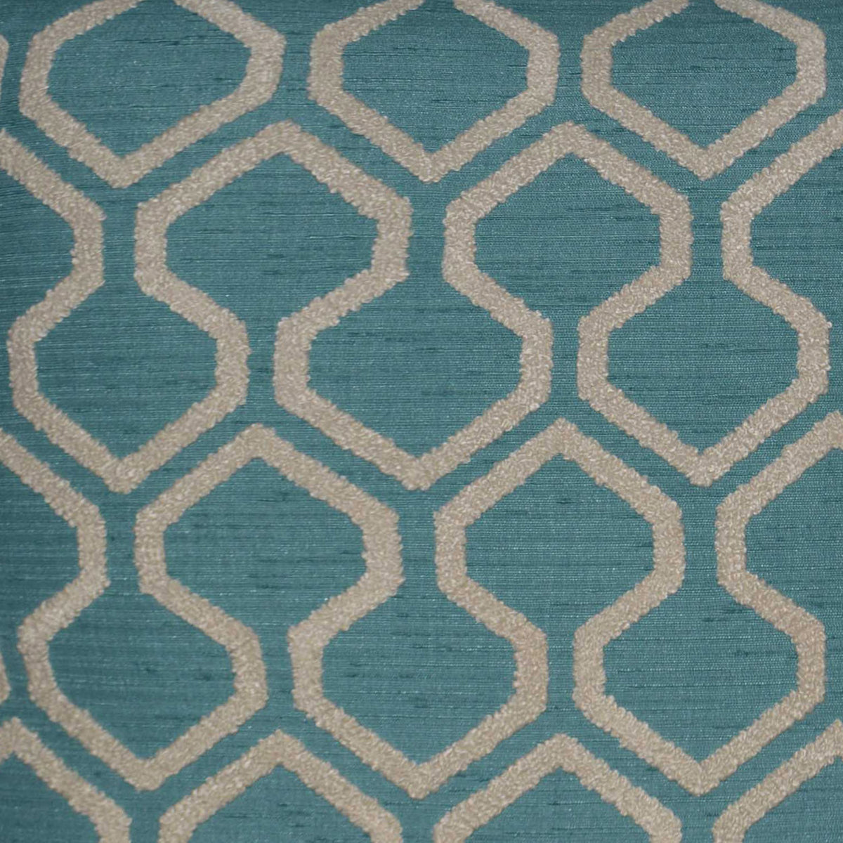 D.V. Kap Raw Edges Turquoise Throw Pillow With Insert