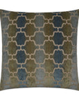 D.V. Kap Vendura Aqua Brown Throw Pillow With Insert