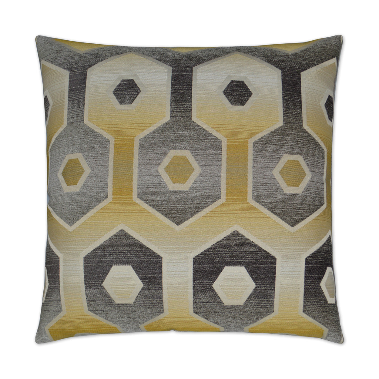 D.V. Kap Quattroporte Grey Throw Pillow With Insert