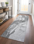 Serenza Gray Washable Indoor - Outdoor Rug - LOOMLAN - LOOMLAN Rugs - Outdoor Rugs