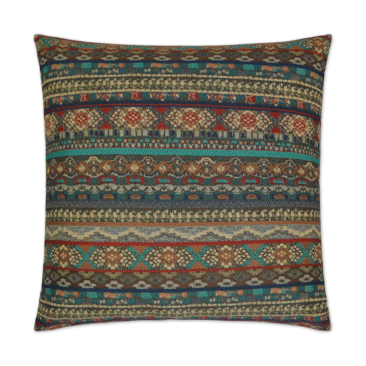 D.V. Kap Gemology Turquoise Throw Pillow With Insert