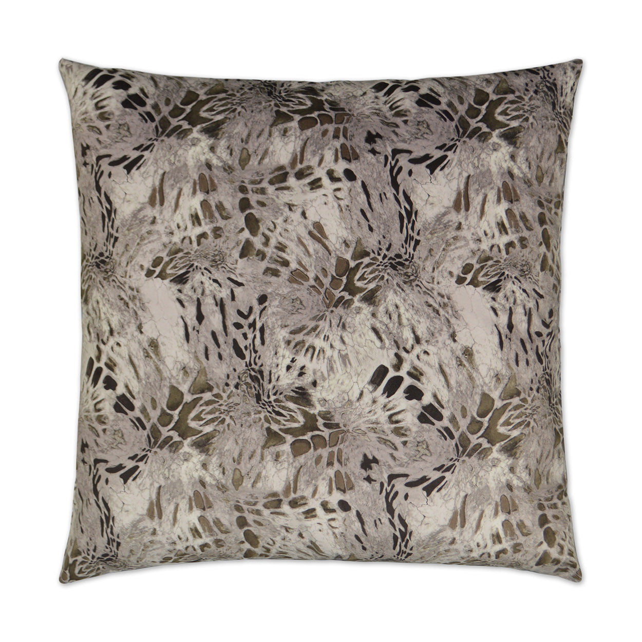 D.V. Kap Primal Alabaster Brown Throw Pillow With Insert