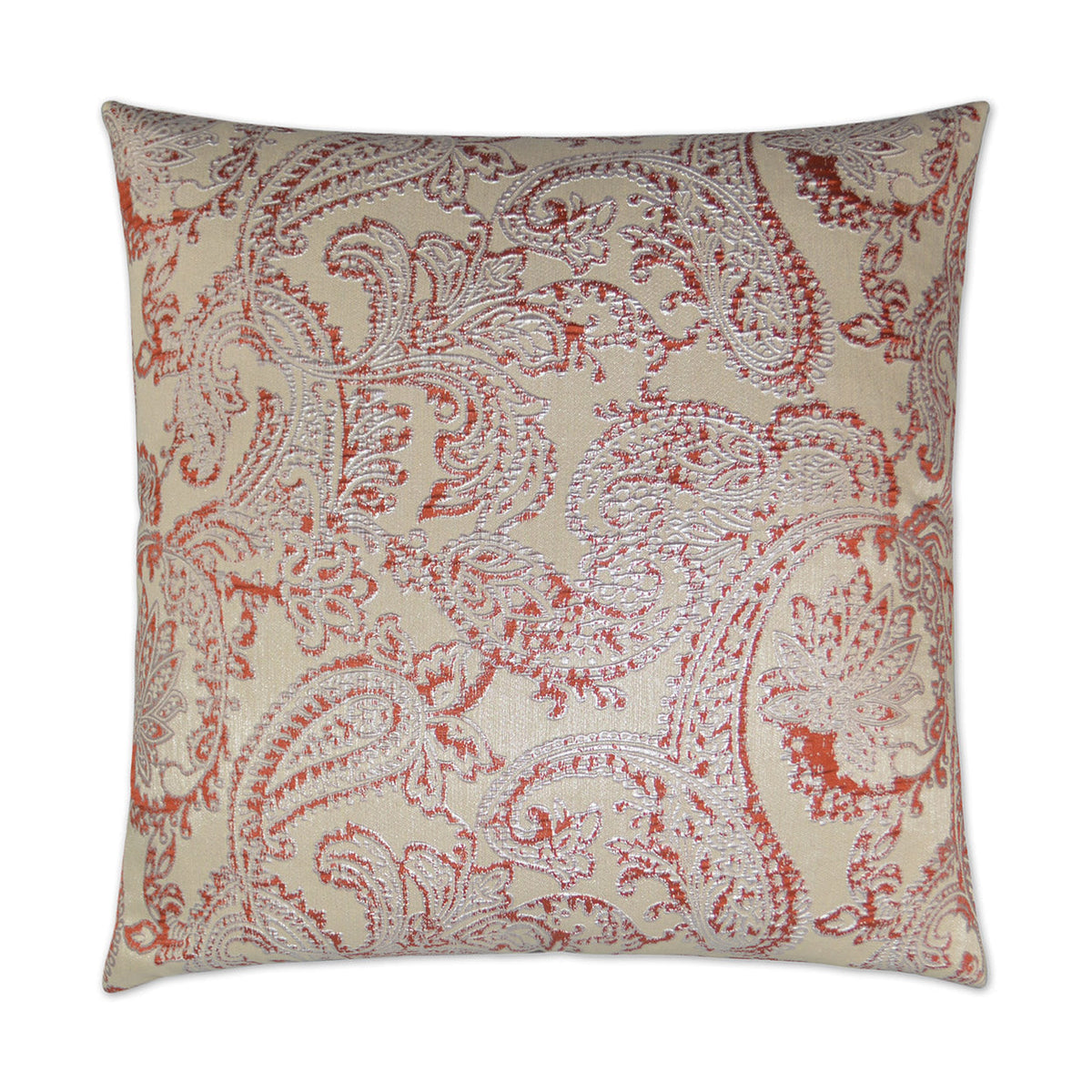 D.V. Kap Tango Red Throw Pillow With Insert