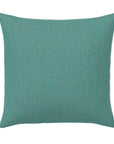 Crosshatch Lagoon Handmade Outdoor Pillow