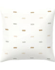 Pomona Snow Handmade Outdoor Pillow