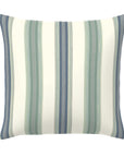 Soft Stripe Spa Handmade Outdoor Pillow