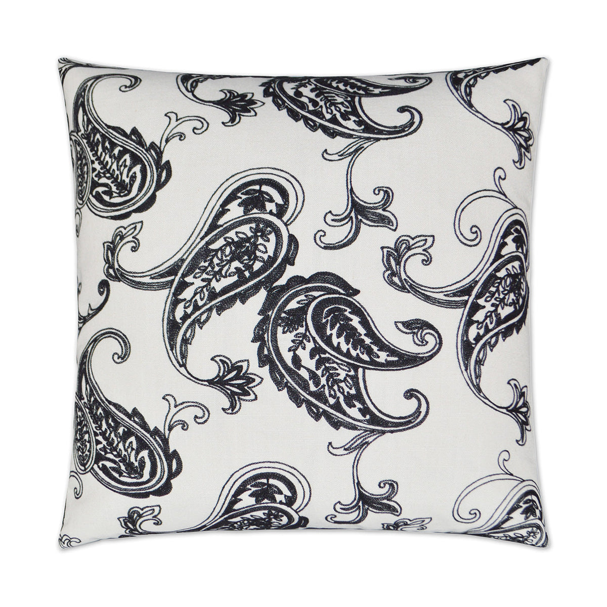 D.V. Kap Lock Harbor Black Throw Pillow With Insert