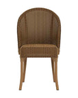 Loom Wicker Armless Outdoor Dining Chair