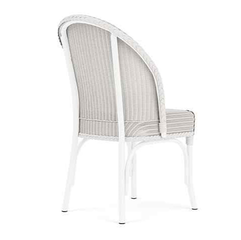 Loom Wicker Armless Outdoor Dining Chair