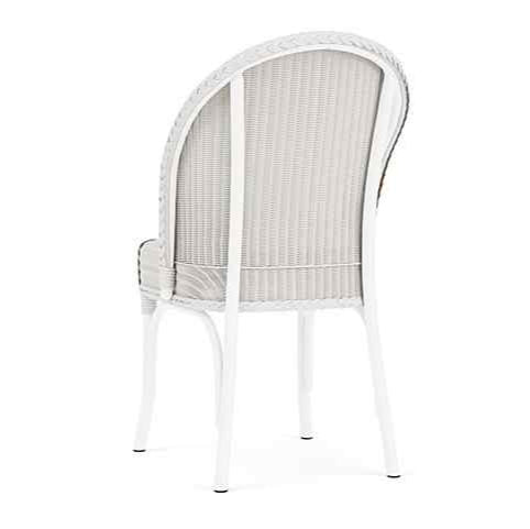 Loom Wicker Armless Outdoor Dining Chair