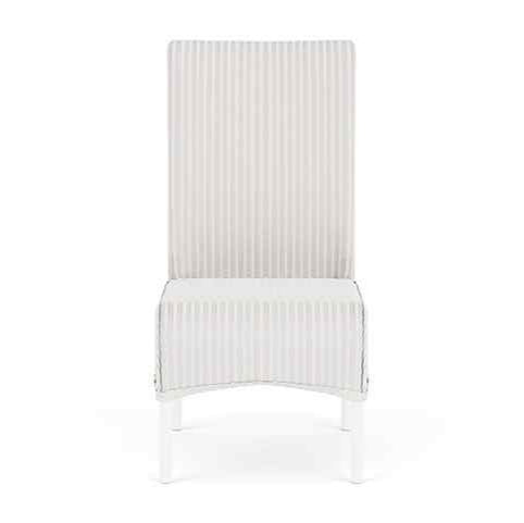 Loom High Back Armless Outdoor Dining Chair