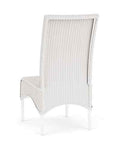 Loom High Back Armless Outdoor Dining Chair