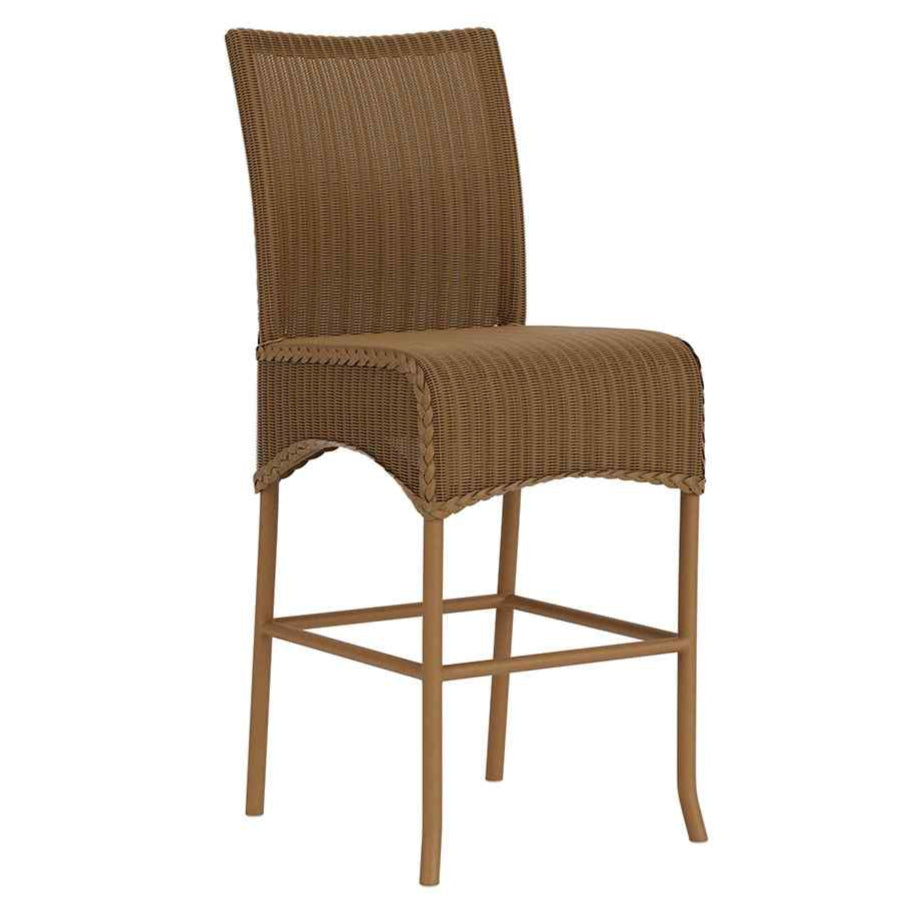 Loom Aluminum Frame Outdoor Bar Stool-Outdoor Bar Stools-Lloyd Flanders-LOOMLAN
