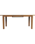 Lloyd Flanders Teak Butterfly Leaf Umbrella Outdoor Dining Table