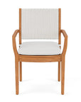 Loom Loom Back Teak Outdoor Dining Armchair