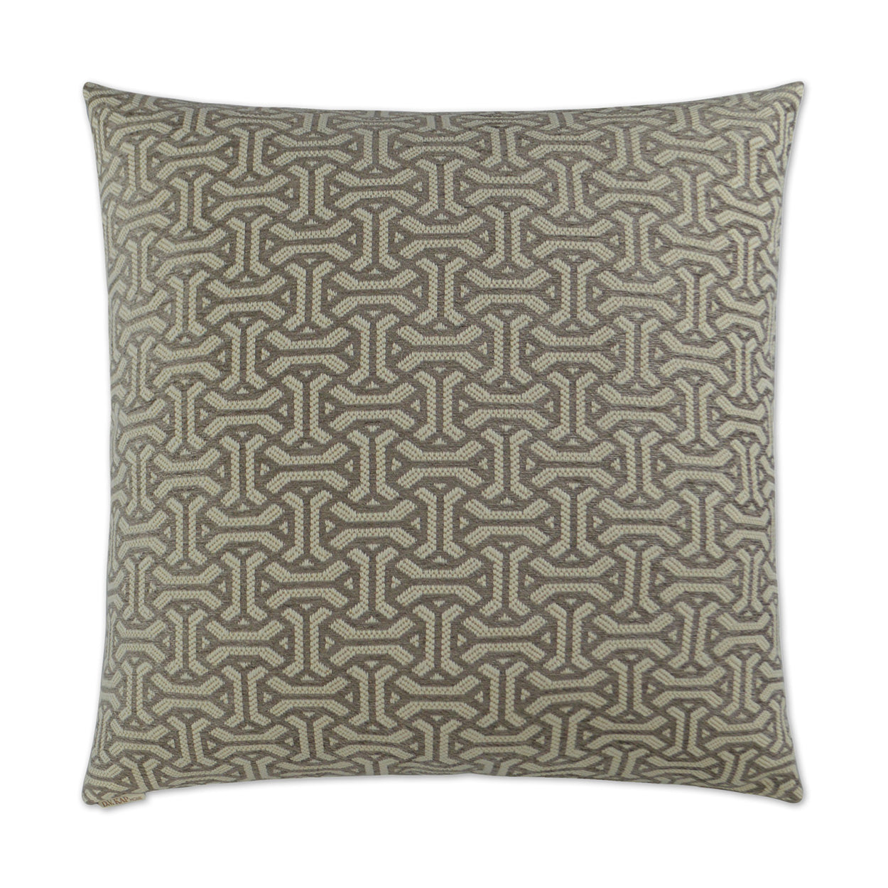 D.V. Kap Twist &amp; Shout Mink Grey Throw Pillow With Insert