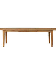 Lloyd Flanders Teak Double Butterfly Leaf Outdoor Dining Table