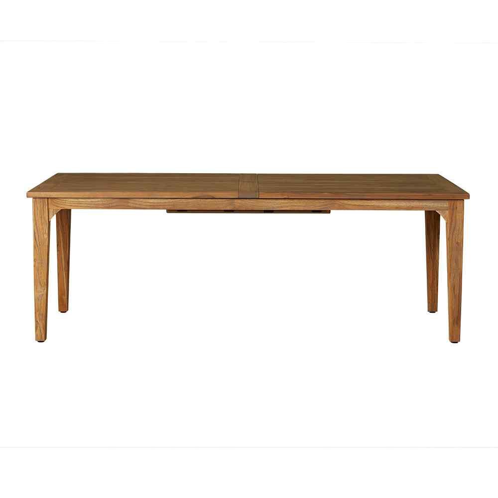 Lloyd Flanders Teak Double Butterfly Leaf Outdoor Dining Table