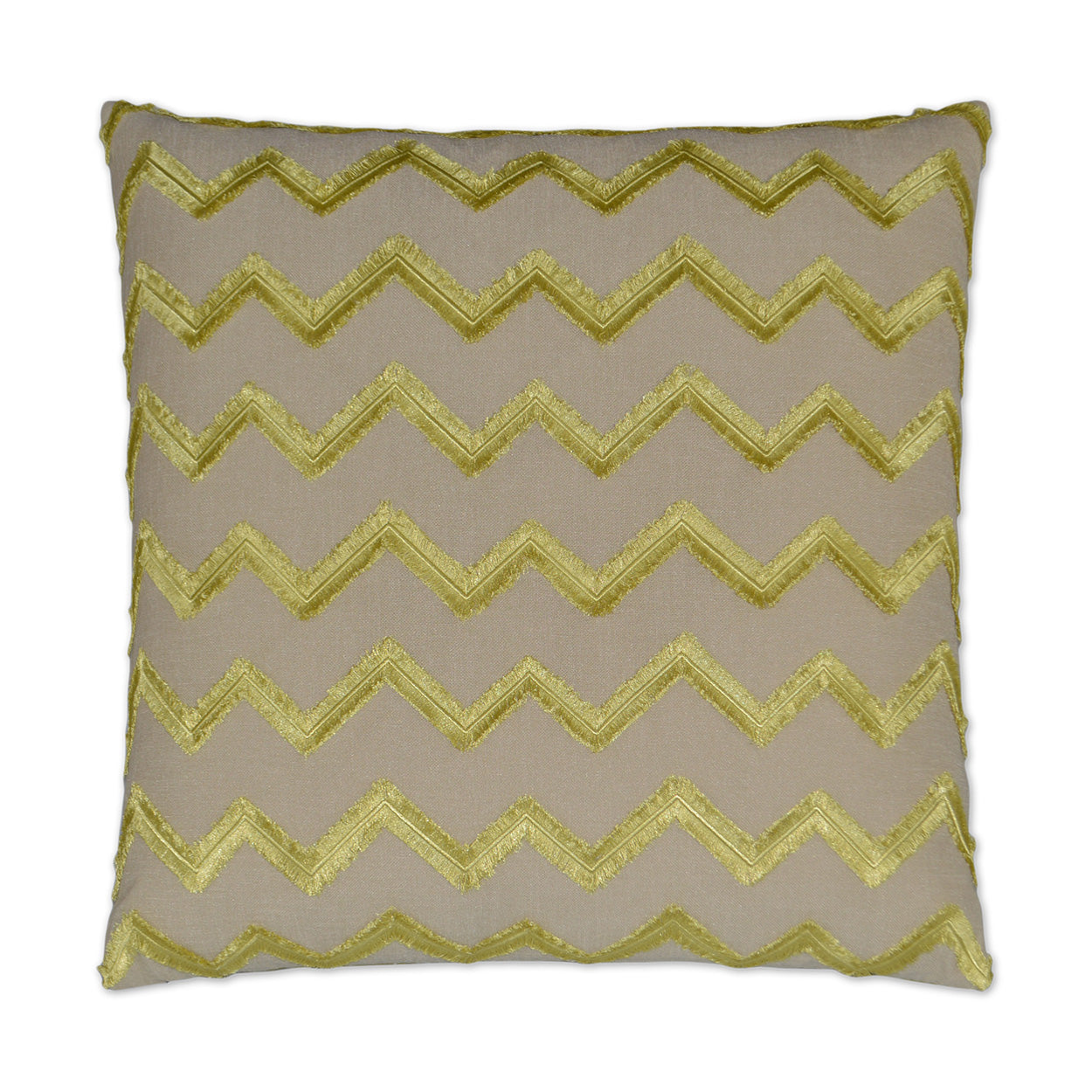 D.V. Kap Symmetry Citron Brown Throw Pillow With Insert