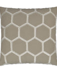 D.V. Kap Hex Brown Throw Pillow With Insert