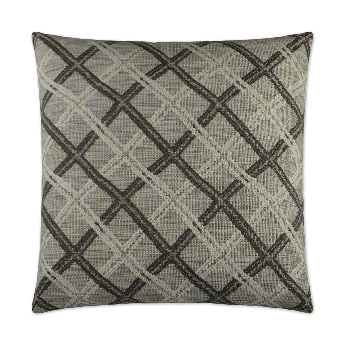 D.V. Kap Passata Taupe Brown Throw Pillow With Insert