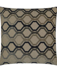 D.V. Kap Piazza Smoke Brown Throw Pillow With Insert