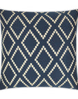 D.V. Kap Matteo Blue Blue Throw Pillow With Insert