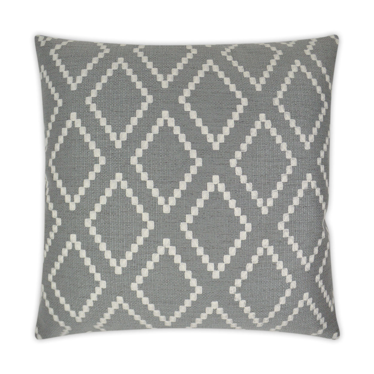 D.V. Kap Matteo Smoke Grey Throw Pillow With Insert