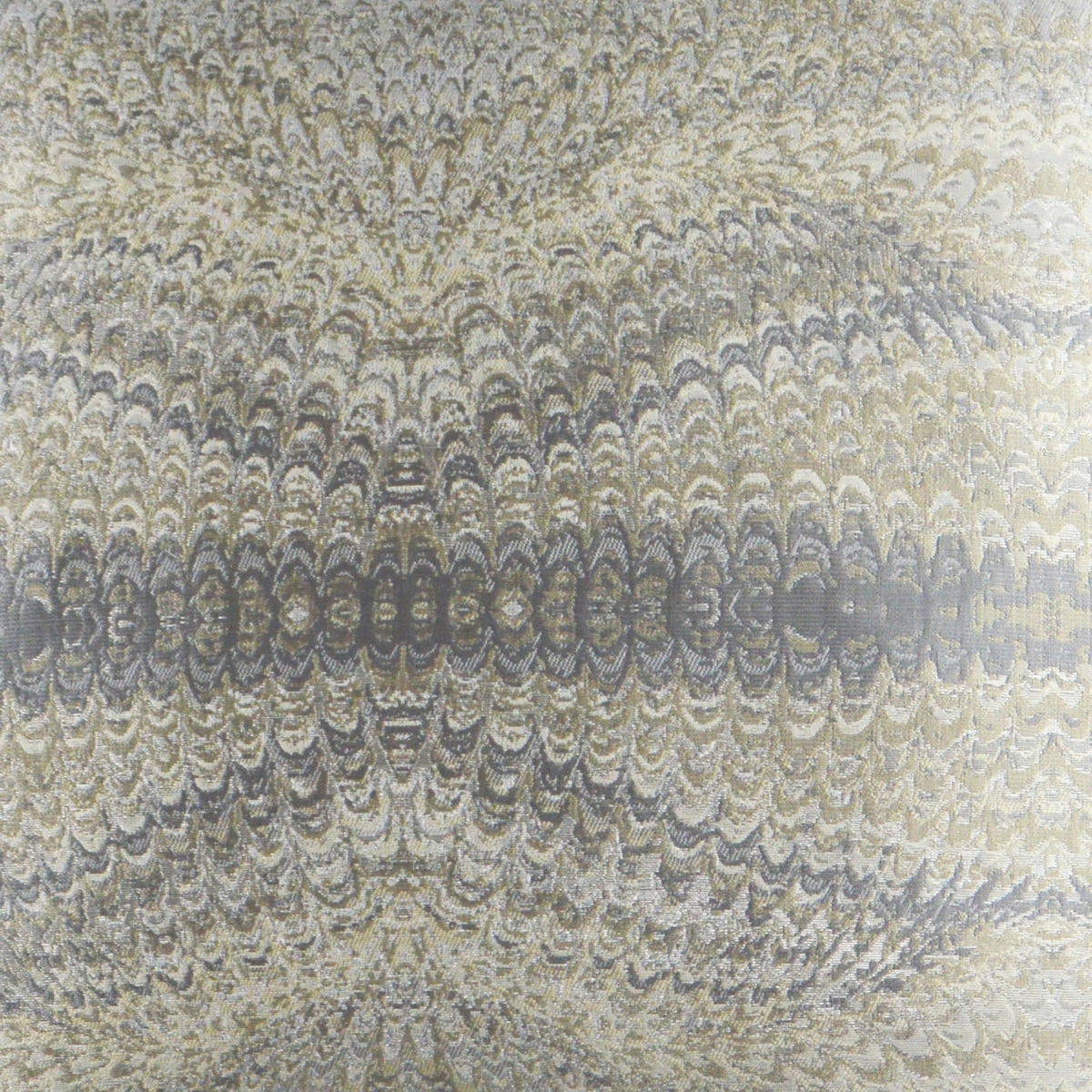 D.V. Kap Magma Nickel Grey Throw Pillow With Insert
