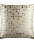 D.V. Kap Morse Gold Throw Pillow With Insert
