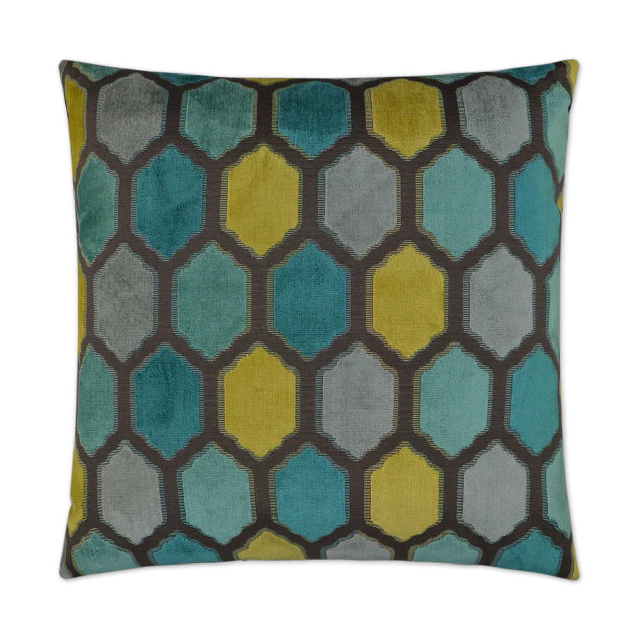 D.V. Kap Mallorca Laguna Teal Throw Pillow With Insert