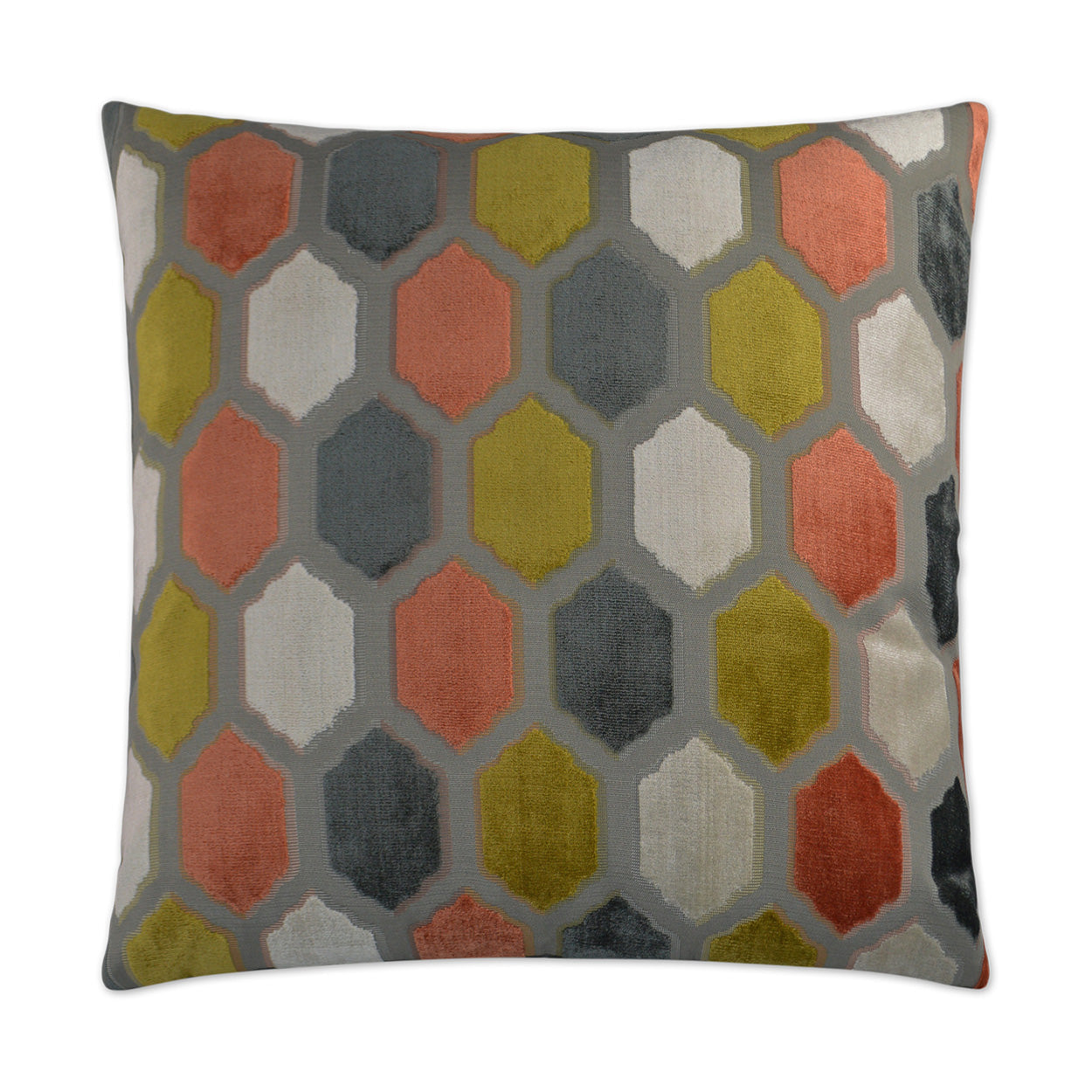 D.V. Kap Mallorca Sorbet Multi Color Throw Pillow With Insert