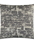 D.V. Kap Stonewall Coal Grey Throw Pillow With Insert