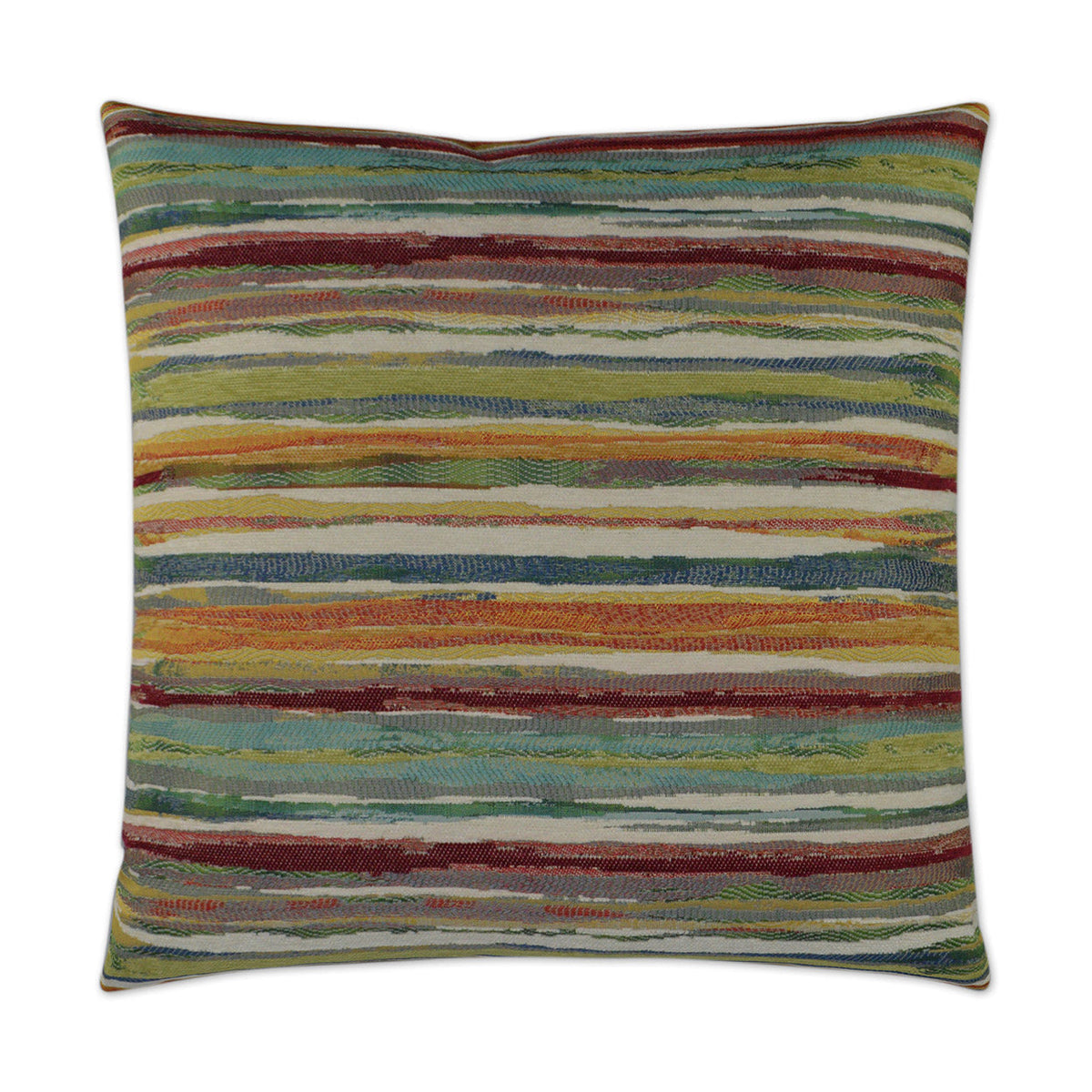 D.V. Kap Parallel Multi Color Throw Pillow With Insert