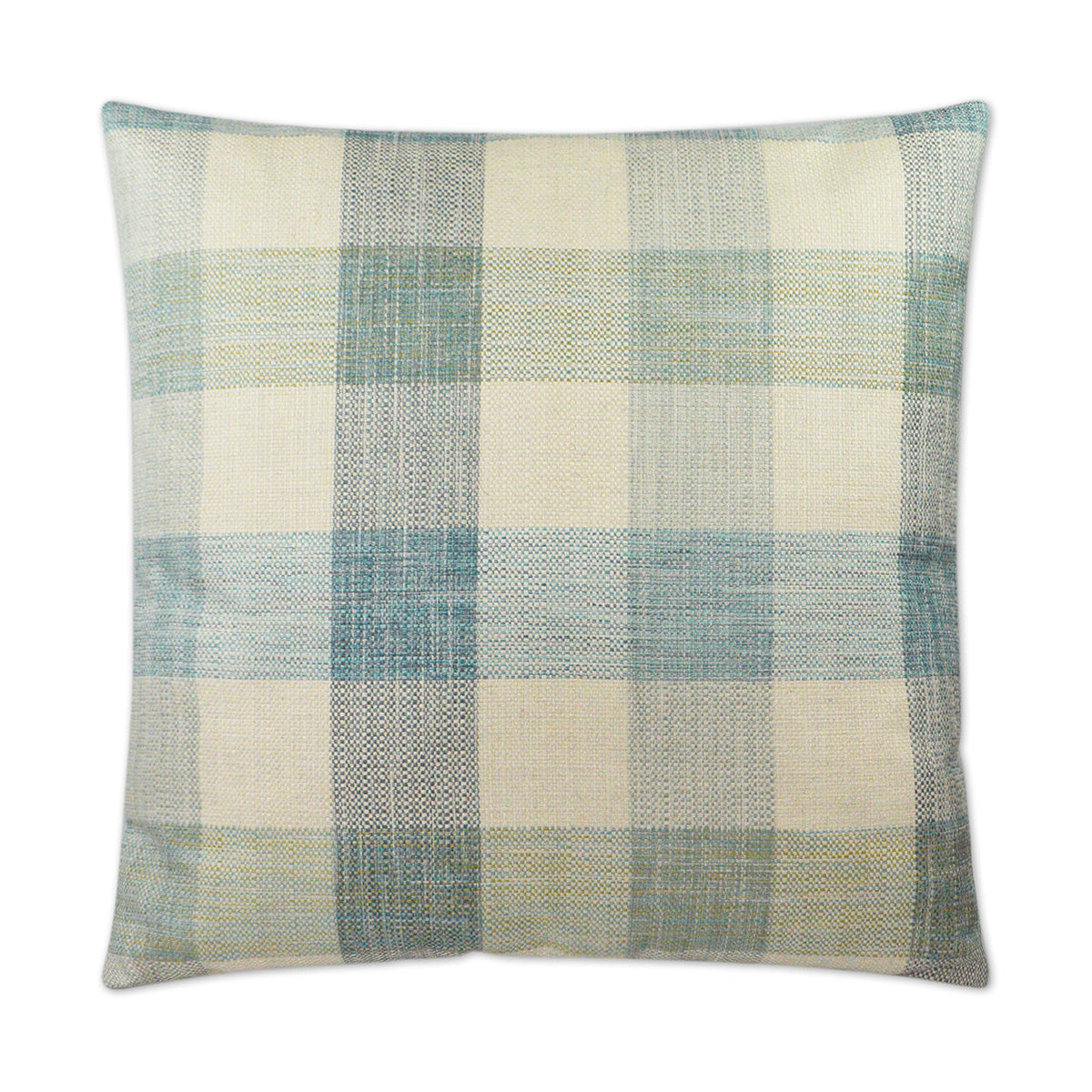 D.V. Kap Plantation Aqua Blue Throw Pillow With Insert