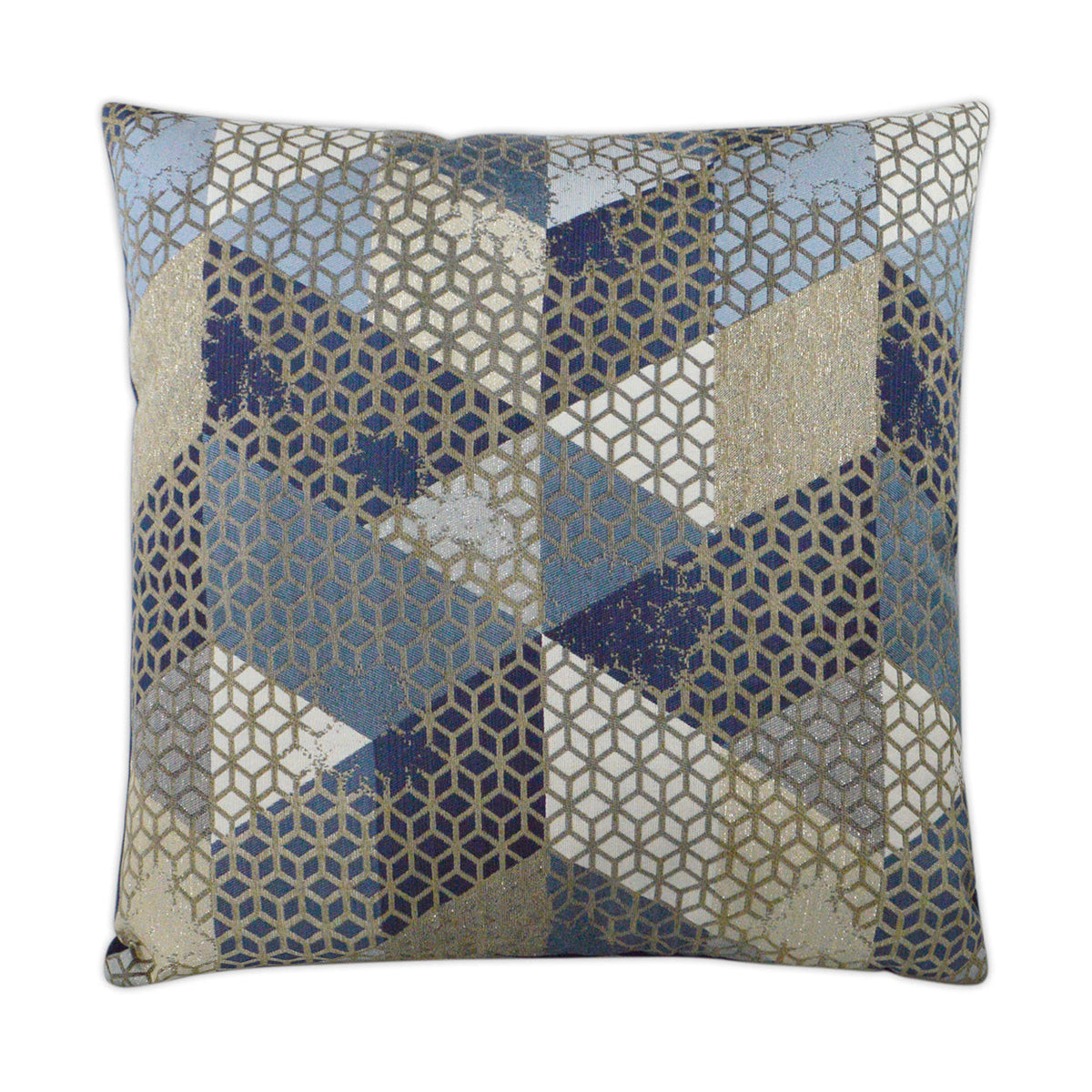 D.V. Kap Silicon Blue Throw Pillow With Insert